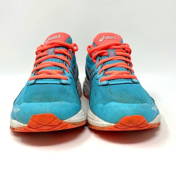 ASICS GT-1000 Athletic Sneaker Teal Blue Orange Womens 9.5 - Picture 3 of 8